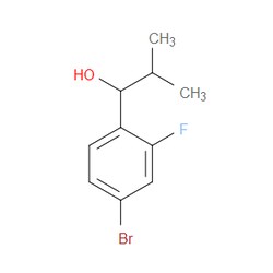 Aobchem 1-(4-Bromo-2-fluorophenyl)-2-methylpropan-1-ol | ≥97% | CAS 1332651-40-7