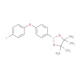 Aobchem&nbsp;2-(4-(4-Fluorophenoxy)phenyl)-4 4 5 5-tetramethyl-1 3 2-dioxaborolane | ≥95% | CAS 1355052-34-4 | C18H20BFO3 | 1g