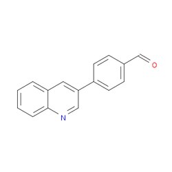 Aobchem&nbsp;4-(Quinolin-3-yl)benzaldehyde | ≥97% | CAS 893735-99-4 | C16H11NO | 250mg