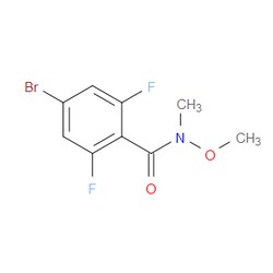 Aobchem&nbsp;4-Bromo-2 6-difluoro-N-methoxy-N-methylbenzamide | ≥97% | CAS 1449008-09-6 | C9H8BrF2NO2 | 250mg