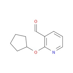Aobchem&nbsp;2-(Cyclopentyloxy)nicotinaldehyde | ≥95% | CAS 902837-49-4 | C11H13NO2 | 1g
