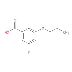 Aobchem&nbsp;3-Fluoro-5-propoxybenzoic acid | ≥95% | CAS 1378826-86-8 | C10H11FO3 | 500mg