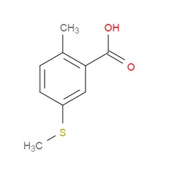 Aobchem&nbsp;2-Methyl-5-(methylthio)benzoic acid | ≥95% | CAS 26246-30-0 | C9H10O2S | 1g
