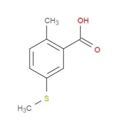 Aobchem&nbsp;2-Methyl-5-(methylthio)benzoic acid | ≥95% | CAS 26246-30-0 | C9H10O2S | 250mg