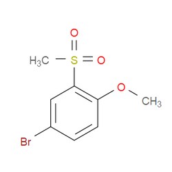 Aobchem&nbsp;4-Bromo-1-methoxy-2-(methylsulfonyl)benzene | ≥95% | CAS 90531-99-0 | C8H9BrO3S | 1g