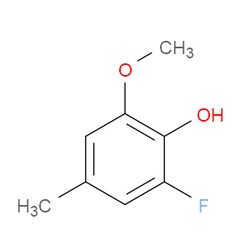 Aobchem&nbsp;2-Fluoro-6-methoxy-4-methylphenol | ≥97% | CAS 127685-76-1 | C8H9FO2 | 1g