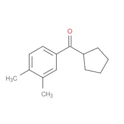Aobchem&nbsp;Cyclopentyl(3 4-dimethylphenyl)methanone | ≥95% | CAS 898791-54-3 | C14H18O | 1g