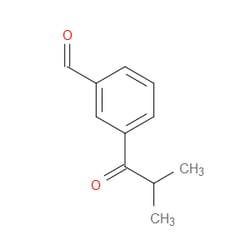 Aobchem&nbsp;3-(2-Methyl-1-oxopropyl)benzaldehyde | ≥95% | CAS 1267425-02-4 | C11H12O2 | 250mg