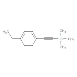 Aobchem&nbsp;1-Ethyl-4-[2-(trimethylsilyl)ethynyl]benzene | ≥95% | CAS 393857-27-7 | C13H18Si | 1g