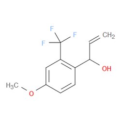 Aobchem&nbsp;1-(4-Methoxy-2-(trifluoromethyl)phenyl)prop-2-en-1-ol | ≥95% | CAS 2060040-91-5 | C11H11F3O2 | 250mg