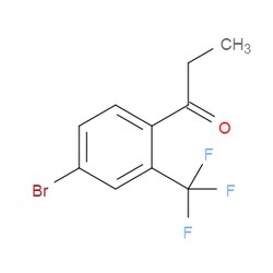 Aobchem&nbsp;1-[4-Bromo-2-(trifluoromethyl)phenyl]-1-propanone | ≥95% | CAS 1251389-42-0 | C10H8BrF3O | 500mg