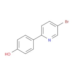 Aobchem&nbsp;4-(5-Bromo-2-pyridinyl)phenol | ≥97% | CAS 1032825-10-7 | C11H8BrNO | 250mg
