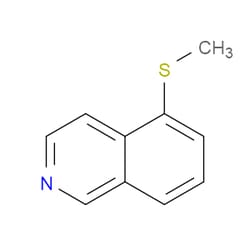 Aobchem&nbsp;5-(Methylthio)isoquinoline | ≥97% | CAS 90265-83-1 | C10H9NS | 1g