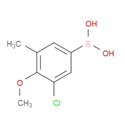 Aobchem&nbsp;3-Chloro-4-methoxy-5-methylphenylboronic acid | ≥97% | CAS 1050509-76-6 | C8H10BClO3 | 1g