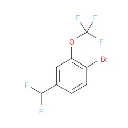 Aobchem&nbsp;1-Bromo-4-(difluoromethyl)-2-(trifluoromethoxy)benzene | ≥95% | CAS 2167351-62-2 | C8H4BrF5O | 250mg