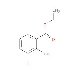 Aobchem&nbsp;Ethyl 3-iodo-2-methylbenzoate | ≥97% | CAS 945740-21-6 | C10H11IO2 | 1g
