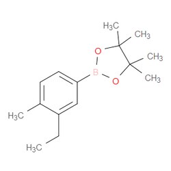 Aobchem&nbsp;2-(3-Ethyl-4-methylphenyl)-4 4 5 5-tetramethyl-1 3 2-dioxaborolane | ≥95% | CAS 2246860-93-3 | C15H23BO2 | 500mg