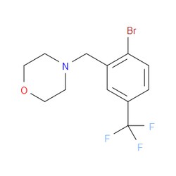 Aobchem&nbsp;4-[[2-Bromo-5-(trifluoromethyl)phenyl]methyl]morpholine | ≥97% | CAS 1394291-53-2 | C12H13BrF3NO | 500mg