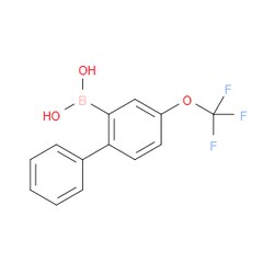 Aobchem&nbsp;4-Trifluoromethoxy-2-biphenyl)boronic acid | ≥97% | CAS 2121514-20-1 | C13H10BF3O3 | 1g