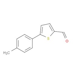 Aobchem&nbsp;5-(4-Methylphenyl)-2-thiophenecarboxaldehyde | ≥95% | CAS 38401-68-2 | C12H10OS | 500mg