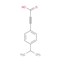 Aobchem&nbsp;3-[4-(1-Methylethyl)phenyl]-2-propynoic acid | ≥95% | CAS 1181589-49-0 | C12H12O2 | 250mg