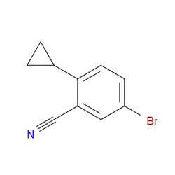 Aobchem&nbsp;5-Bromo-2-cyclopropylbenzonitrile | ≥95% | CAS 124705-59-5 | C10H8BrN | 1g