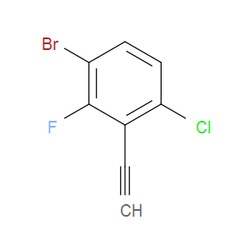 Aobchem&nbsp;1-Bromo-4-chloro-3-ethynyl-2-fluorobenzene | ≥95% | CAS 1936019-26-9 | C8H3BrClF | 1g