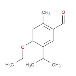 Aobchem&nbsp;4-Ethoxy-2-methyl-5-(1-methylethyl)benzaldehyde | ≥95% | CAS 872183-70-5 | C13H18O2 | 1g