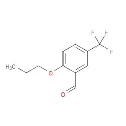 Aobchem&nbsp;Benzaldehyde  2-propoxy-5-(trifluoromethyl)- | ≥95% | CAS 472809-74-8 | C11H11F3O2 | 1g