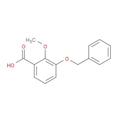 Aobchem&nbsp;3-(Benzyloxy)-2-methoxybenzoic acid | ≥97% | CAS 23806-64-6 | C15H14O4 | 250mg
