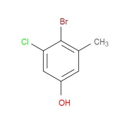 Aobchem&nbsp;4-Bromo-3-chloro-5-methylphenol | ≥95% | CAS 1881290-80-7 | C7H6BrClO | 1g