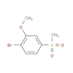 Aobchem&nbsp;1-Bromo-2-methoxy-4-(methylsulfonyl)benzene | ≥97% | CAS 90531-98-9 | C8H9BrO3S | 1g