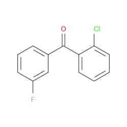 Aobchem&nbsp;Methanone  (2-chlorophenyl)(3-fluorophenyl)- | ≥95% | CAS 81029-87-0 | C13H8ClFO | 500mg