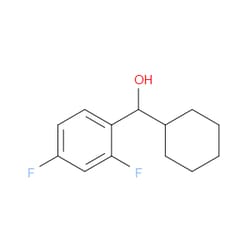 Aobchem&nbsp;-Cyclohexyl-2 4-difluorobenzenemethanol | ≥95% | CAS 1249419-53-1 | C13H16F2O | 1g