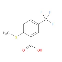 Aobchem&nbsp;2-(Methylthio)-5-(trifluoromethyl)benzoic acid | ≥95% | CAS 53985-28-7 | C9H7F3O2S | 1g