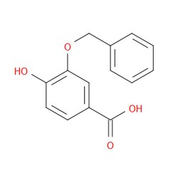 Aobchem&nbsp;4-Hydroxy-3-(phenylmethoxy)benzoic acid | ≥97% | CAS 159832-34-5 | C14H12O4 | 250mg
