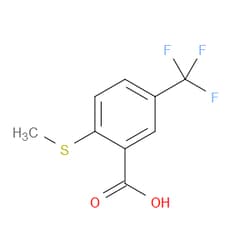 Aobchem&nbsp;2-(Methylthio)-5-(trifluoromethyl)benzoic acid | ≥95% | CAS 53985-28-7 | C9H7F3O2S | 250mg