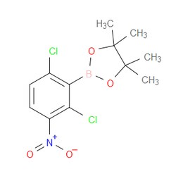 Aobchem&nbsp;2 6-Dichloro-3-nitrophenylboronic acid pinacol ester | ≥97% | CAS 1451391-07-3 | C12H14BCl2NO4 | 500mg