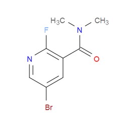 Aobchem&nbsp;5-Bromo-2-fluoro-N N-dimethylnicotinamide | ≥97% | CAS 1310416-60-4 | C8H8BrFN2O | 1g