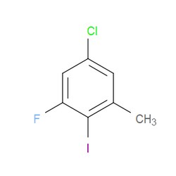 Aobchem&nbsp;5-Chloro-1-fluoro-2-iodo-3-methylbenzene | ≥95% | CAS 939990-13-3 | C7H5ClFI | 250mg