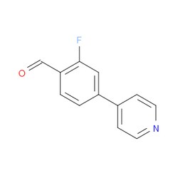 Aobchem&nbsp;2-Fluoro-4-(pyridin-4-yl)benzaldehyde | ≥95% | CAS 893637-82-6 | C12H8FNO | 1g