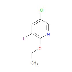 Aobchem&nbsp;5-Chloro-2-ethoxy-3-iodopyridine | ≥97% | CAS 1826110-06-8 | C7H7ClINO | 250mg