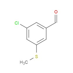 Aobchem&nbsp;3-Chloro-5-(methylthio)benzaldehyde | ≥97% | CAS 1289164-92-6 | C8H7ClOS | 250mg
