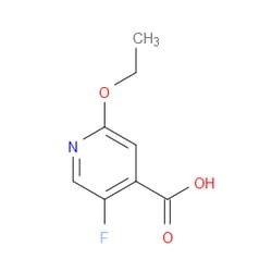Aobchem&nbsp;2-Ethoxy-5-fluoroisonicotinic acid | ≥97% | CAS 1809157-96-7 | C8H8FNO3 | 5g