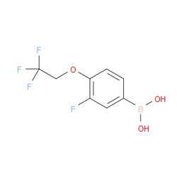 Aobchem&nbsp;3-Fluoro-4-(2 2 2-trifluoroethoxy)phenylboronic acid | ≥95% | CAS 947533-09-7 | C8H7BF4O3 | 1g
