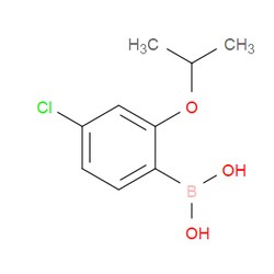 Aobchem&nbsp;4-Chloro-2-isopropoxyphenylboronic acid | ≥95% | CAS 1256355-04-0 | C9H12BClO3 | 500mg