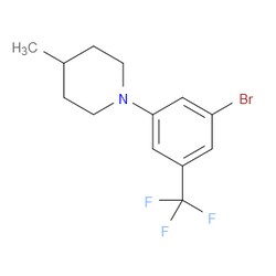Aobchem&nbsp;1-[3-Bromo-5-(trifluoromethyl)phenyl]-4-methylpiperidine | ≥97% | CAS 1704068-87-0 | C13H15BrF3N | 1g