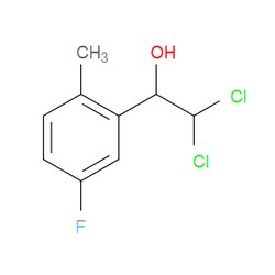 Aobchem&nbsp;2 2-Dichloro-1-(5-fluoro-2-methylphenyl)ethanol | ≥95% | CAS 2734773-66-9 | C9H9Cl2FO | 5g