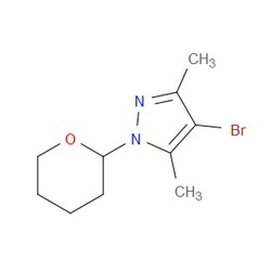 Aobchem&nbsp;4-Bromo-3 5-dimethyl-1-(tetrahydro-2H-pyran-2-yl)-1H-pyrazole | ≥97% | CAS 1187385-69-8 | C10H15BrN2O | 5g