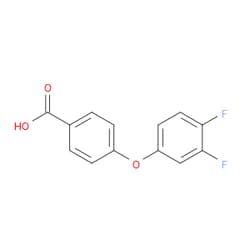 Aobchem&nbsp;4-(3 4-Difluorophenoxy)benzoic acid | ≥97% | CAS 1153088-42-6 | C13H8F2O3 | 500mg